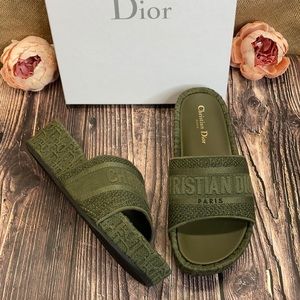 Dior Oblique Dway Sandals 40M